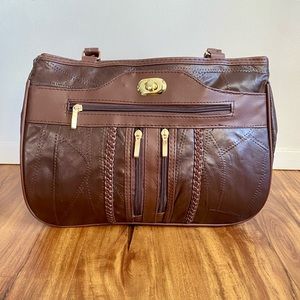 VTG Pieced Leather Handbag